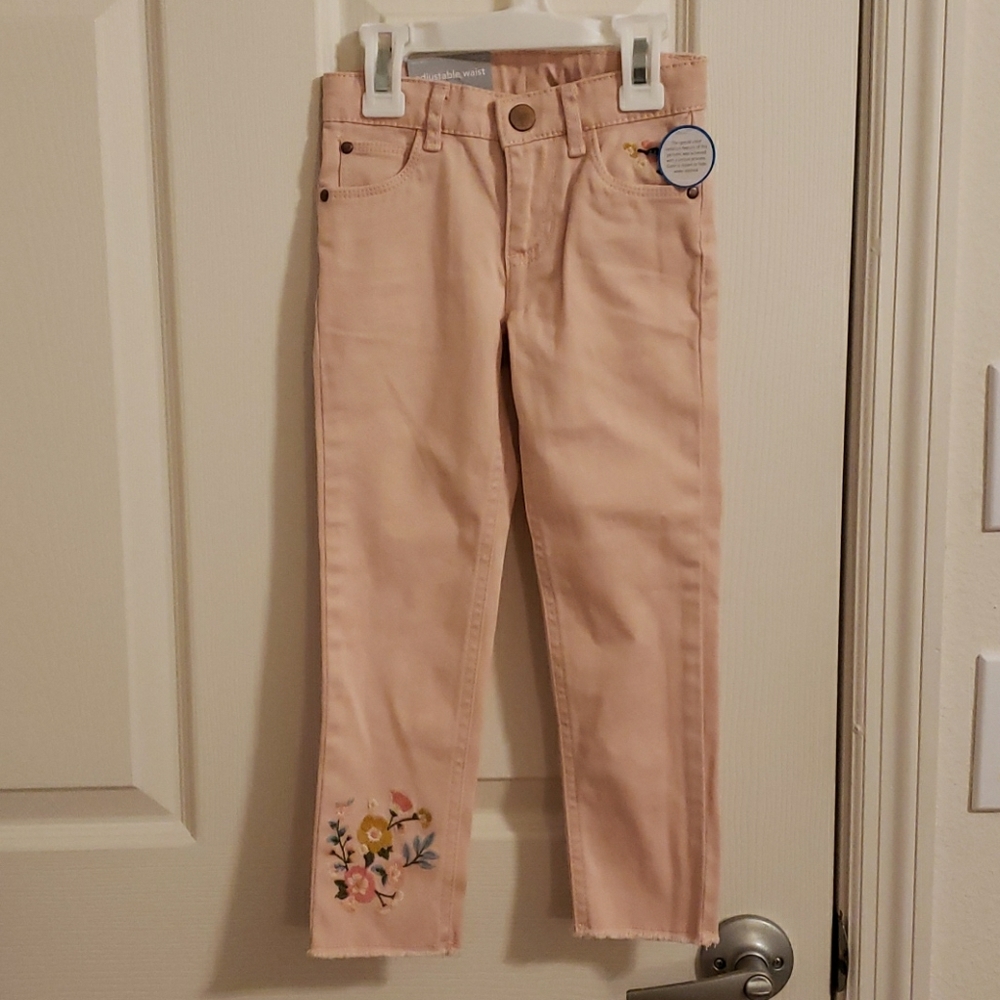 Carter's skinny fit pants jeans pink toddler sz 4